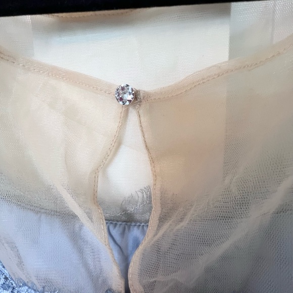 Off-The-Shoulder Lace Azazie Formal Dress - Picture 5 of 6